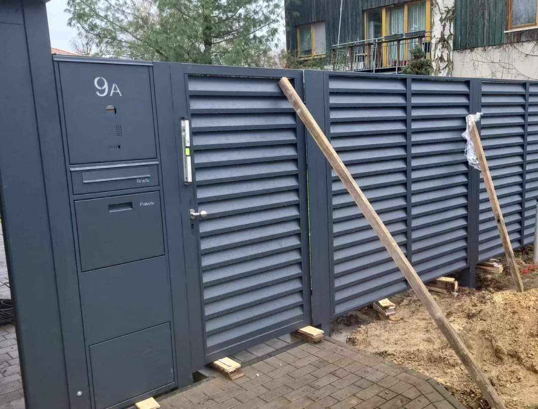 Moderne blickdichte Lamellen