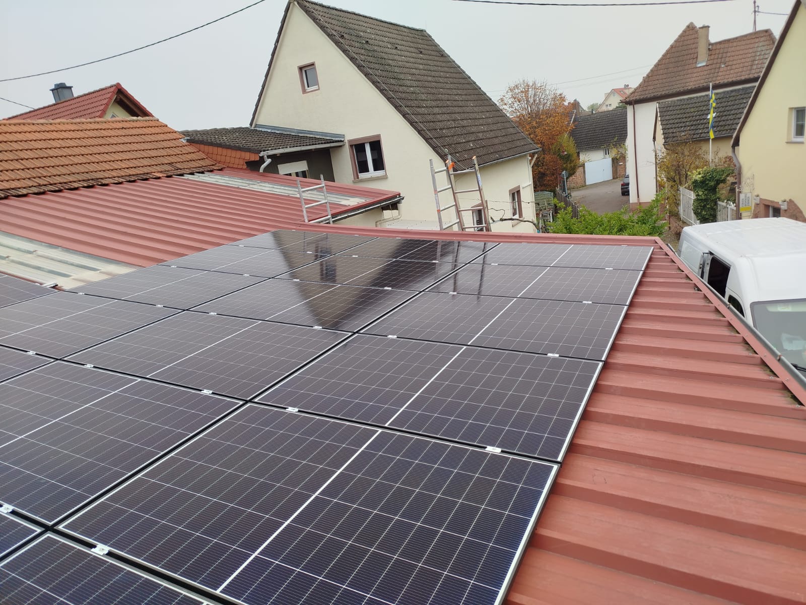 Montage einer Photovoltaikanlage – Pforzheim